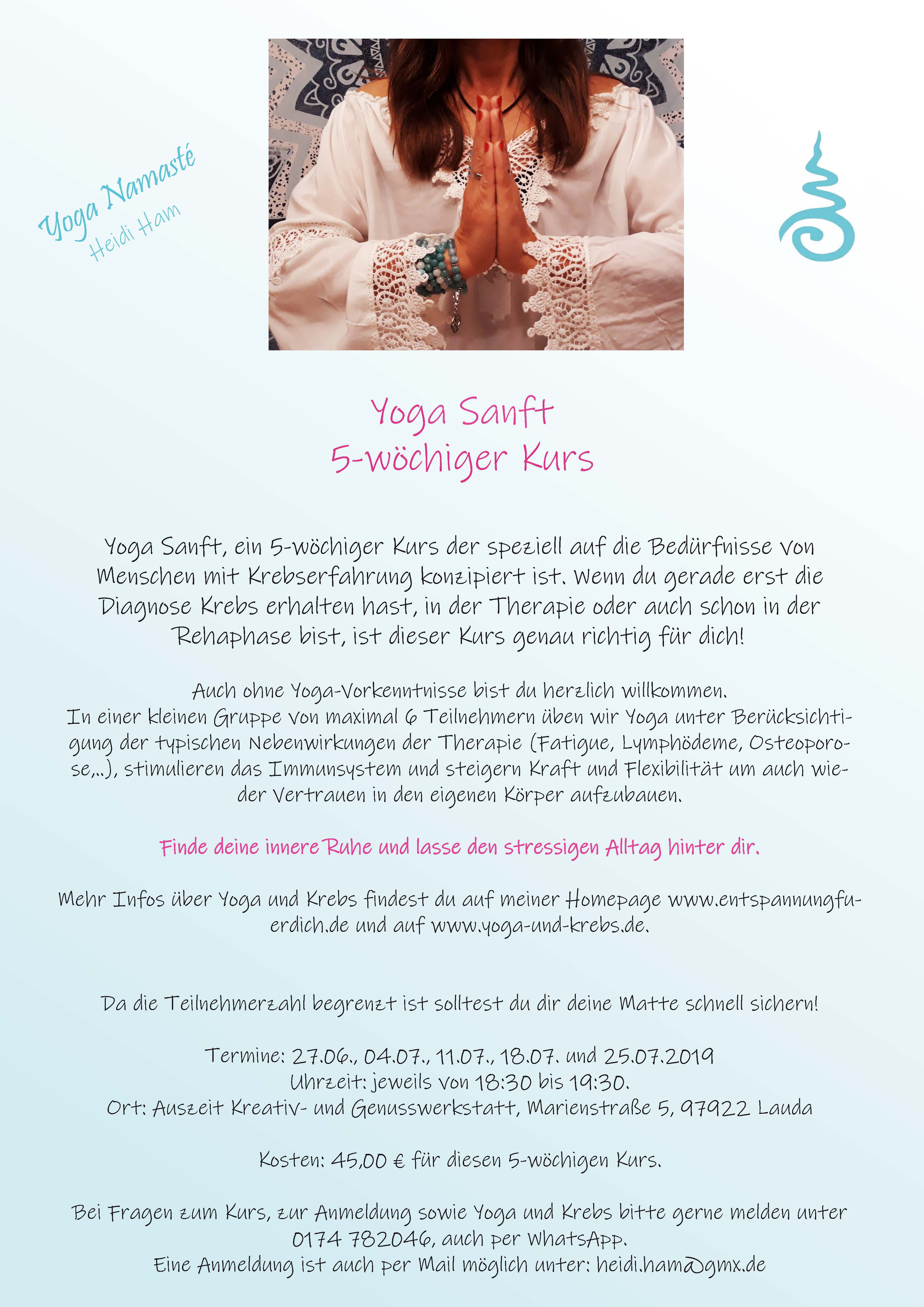 Yoga Sanft - 5-wöchiger Kurs
